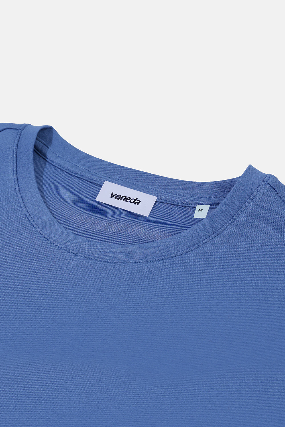 Vany Erkek Regular Fit Bisiklet Yaka T-Shirt Mavi