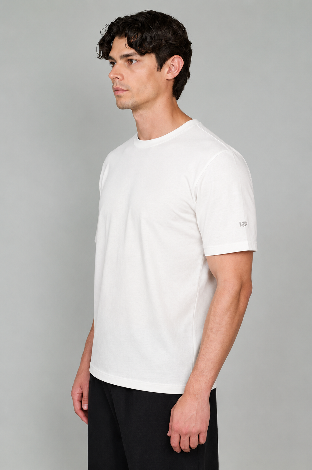 Vany Erkek Regular Fit Bisiklet Yaka T-Shirt Beyaz