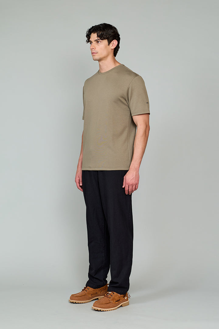 Vany Erkek Regular Fit Bisiklet Yaka T-Shirt Haki